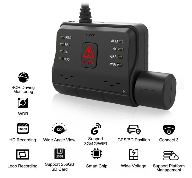 cámara de automóvil con gps 4g sim seguimiento en vivo a través de la aplicación de teléfono inteligente