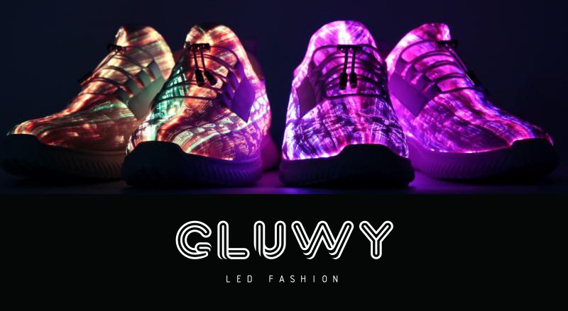 zapatos led gluwy