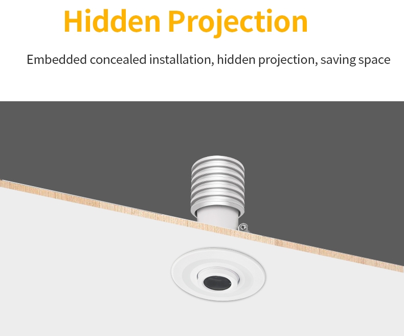 proyector incorporado en el techo