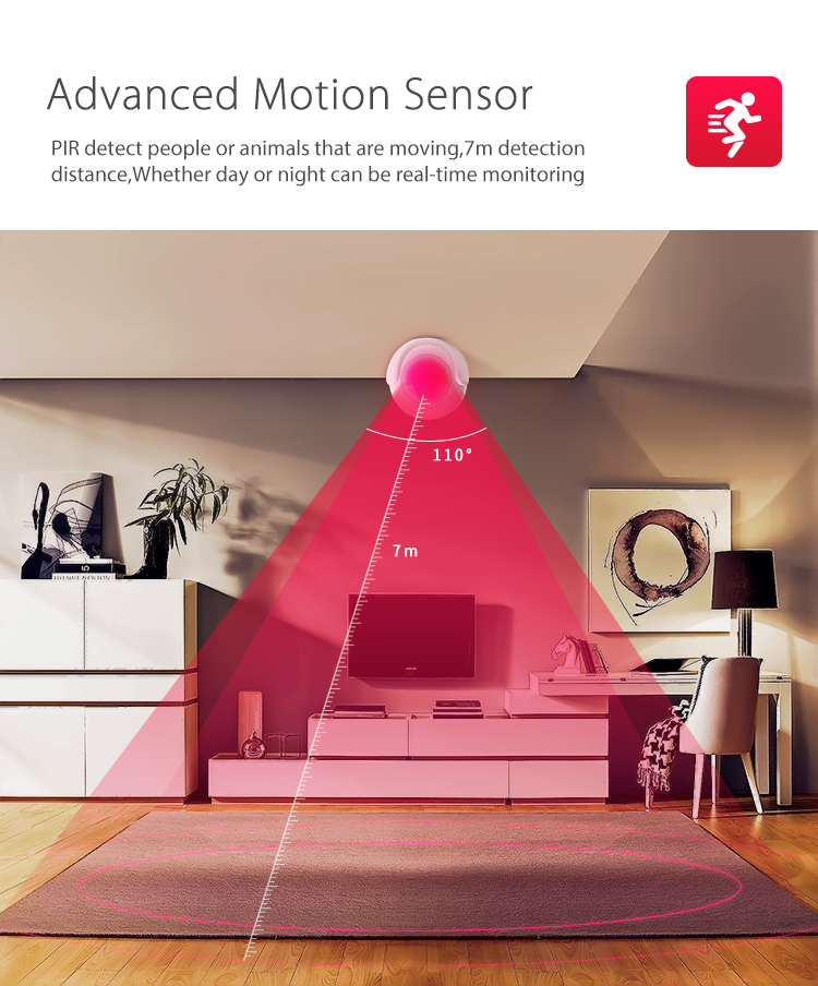 sensor pir wifi sensor de detección de movimiento